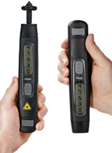 Compact A2103/LSR Combination Contact / Non-Contact Hand-held Laser Tachometer